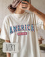 Stars and Stripes American Graphic Tee | Comfort Colors Patriotic  USA 250th anniversary T-Shirt for the 4th of July __etsy:8037188850
