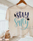 Stay Salty Cropped Tee | Comfort Colors Tee __etsy:8043163730