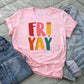Teacher Tee Comfort Color  | Matching Bestie Teacher Tees FRI YAY, Teacher Appreciation Gift for Elementary Teacher, Friday outfit teacher