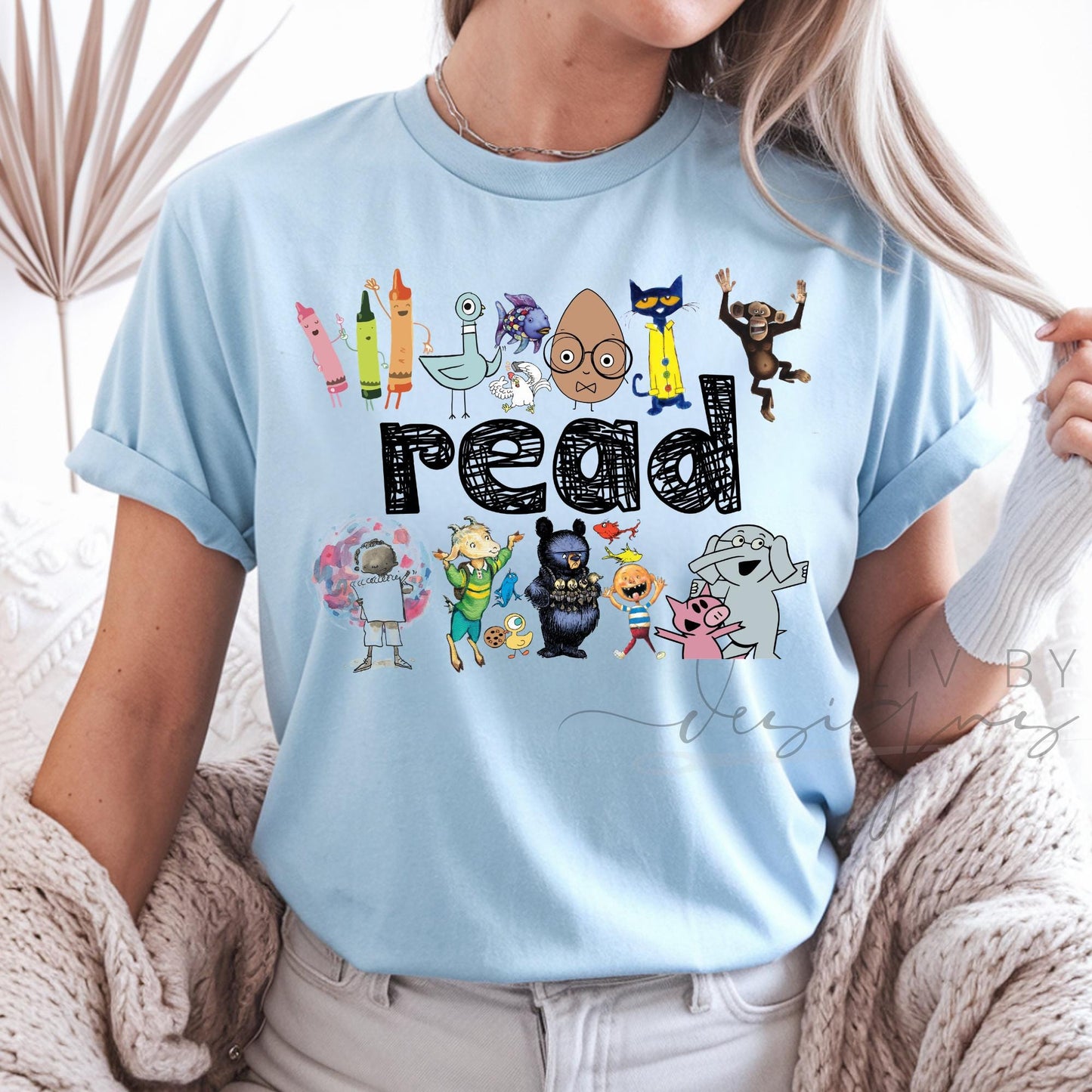 Teacher Tee Reading Month Comfort Color  | Matching Bestie Teacher Tees, Teacher Appreciation Gift for Elementary Teacher, Reading Tee