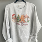 Tis the Season Christmas Characters Dye Sublimated Crewneck - Retro designed Christmas Pullover