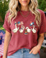USA Patriotic Goose Comfort Colors Tee __etsy:8042820998