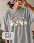 USA Patriotic Goose Comfort Colors Tee __etsy:8090732615