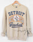 Vintage Detroit Baseball Sweatshirt | Retro Sports Fan Crewneck