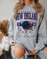 Vintage New England Football Sweatshirt | Retro Helmet, Fan Apparel
