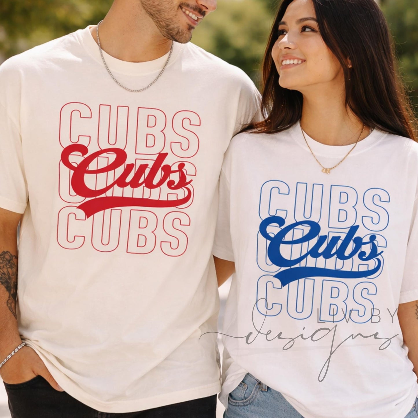 Vintage Style Cubs Baseball Graphic Tee, Unisex Cotton Blend Game Day Shirt
