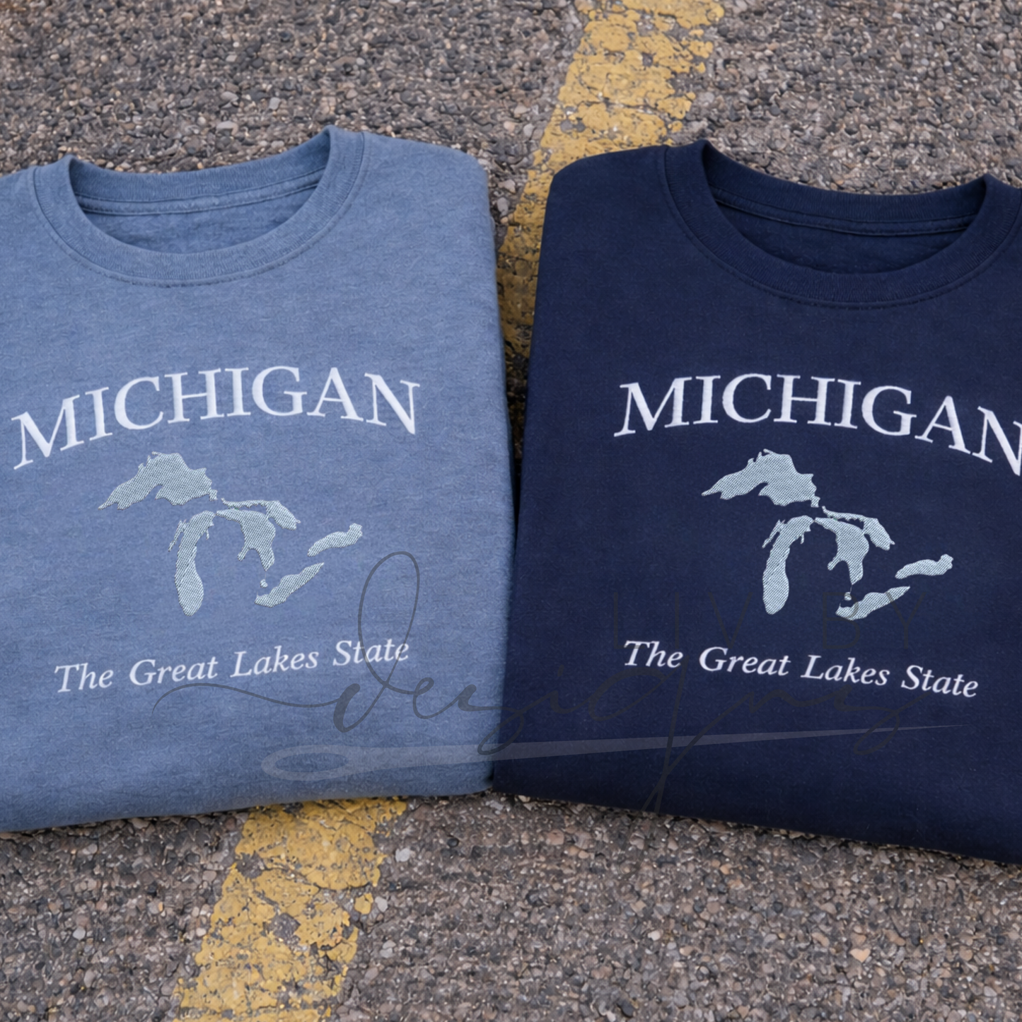 Michigan Embroidered Crewneck | Great Lakes State Sweatshirt | Bella Canvas Crewneck | State of Michigan Pullover