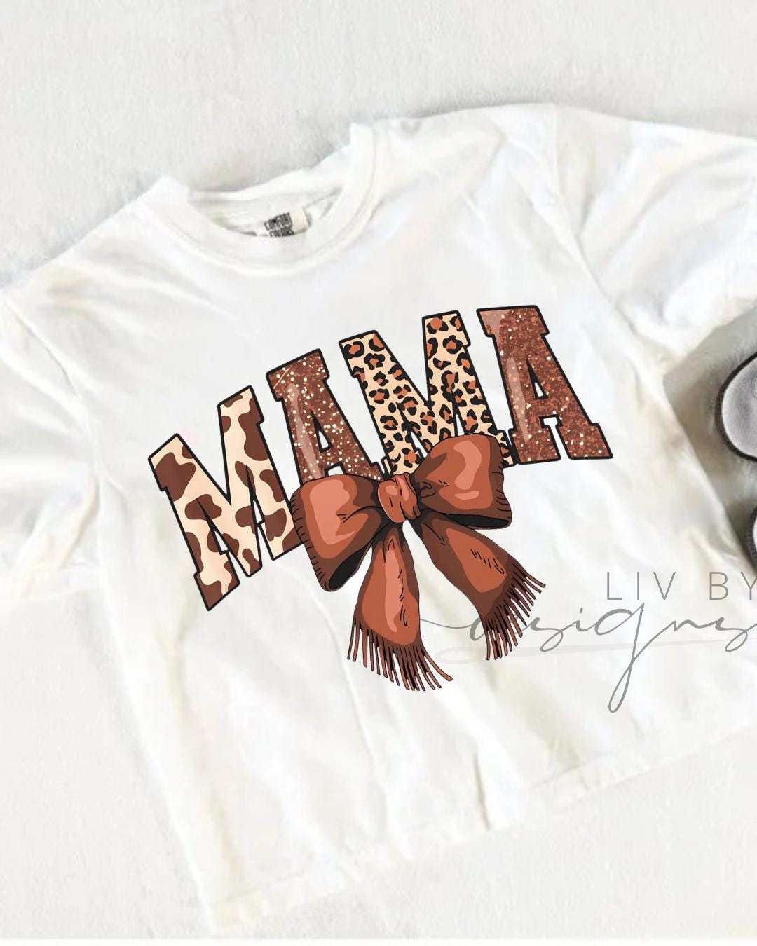 Western Neutral “MAMA” Crop Tee | Comfort Colors Tee __etsy:8043176954