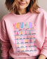 YOU ARE Teacher Alphabet Gildan Sweatshirt | DTF Print Teacher Appreciation