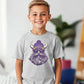 Jerzees youth ash t-shirt with Minnesota sports design