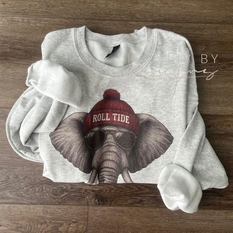 Roll Tide Crewneck Sweatshirt | Gildan Heavyweight | Alabama Game Day Sublimation | College Football Shirt | Unisex Fall Apparel