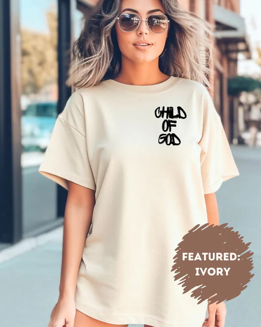 Child of God Christian T-Shirt | Comfort Colors Psalm 23 Tee