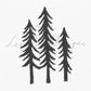Tall Trees Embroidery Design – Forest Tree File (Digital Download) (etsy image id: 5147321070)