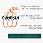 Pumpkin Season Embroidery File (dst, exp, hus, jef, pec, vp3, vip) (etsy image id: 5353844391)