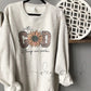 Sublimated sunflower With God, all things are possible | With God Pullover | Jerzees Crew for Easter | Casual Christian wear | Matthew 19:26 Sweater | Gift for Christian lovers | Inspirational Christian Pullover
