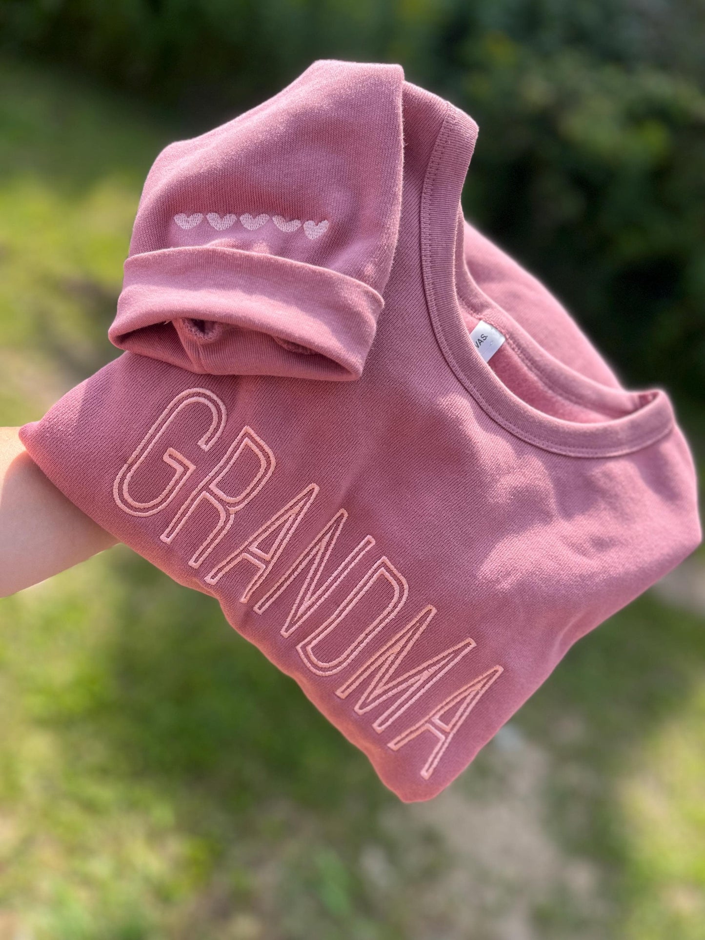 Personalized Auntie Crewneck Embroidered Sweatshirt, New Aunt Gift Baby Announcement to sister, Neutral Auntie Sweatshirt, Custom Name Crew (etsy image id: 6262061367)
