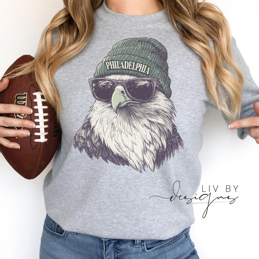 Philadelphia Eagles Longsleeve | Football Spirit Animal Sublimation Top (etsy image id: 6597067241)