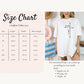 Comfort Colors sizing chart for Bee Kind tee __etsy:6764085026