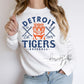 Detroit  Baseball Crewneck | Vintage Style Tiger Sweatshirt (etsy image id: 6764123244)