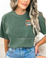 Comfort Colors Teacher Tee | Floral Pencil Pocket Graphic Shirt (etsy image id: 6814757806)