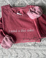 Comfort Colors Embroidered Sweatshirt | "I Need a Diet Coke" Custom Pullover (etsy image id: 6833754902)