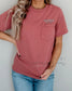 Mama Est. 2025 Embroidered Comfort Colors Pocket Tee | New Mom Gift (etsy image id: 6861334113)
