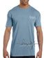 Embroidered Pocket Logo Custom Name - Comfort Colors Short Sleeve Pocket Tee  | Father's Gift Shirt | Father's Day Gift | New Grandpa Shirt