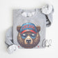 Chicago Bear Graphic Crewneck Sweatshirt | Game Day Apparel, Youth & Adult Sizes (etsy image id: 6874534651)