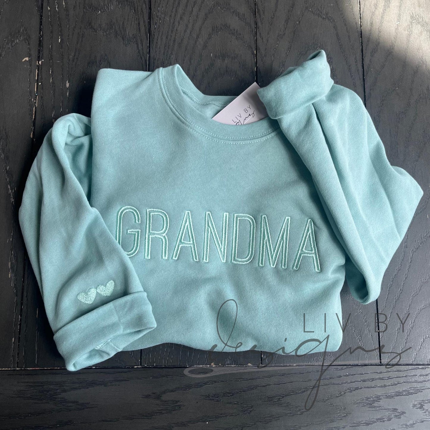 Customized Gift for Grandma, Personalized Mother's Day gift  | Family Keepsake Sweater for Mom, Grandma, Aunt (etsy image id: 6904937315)