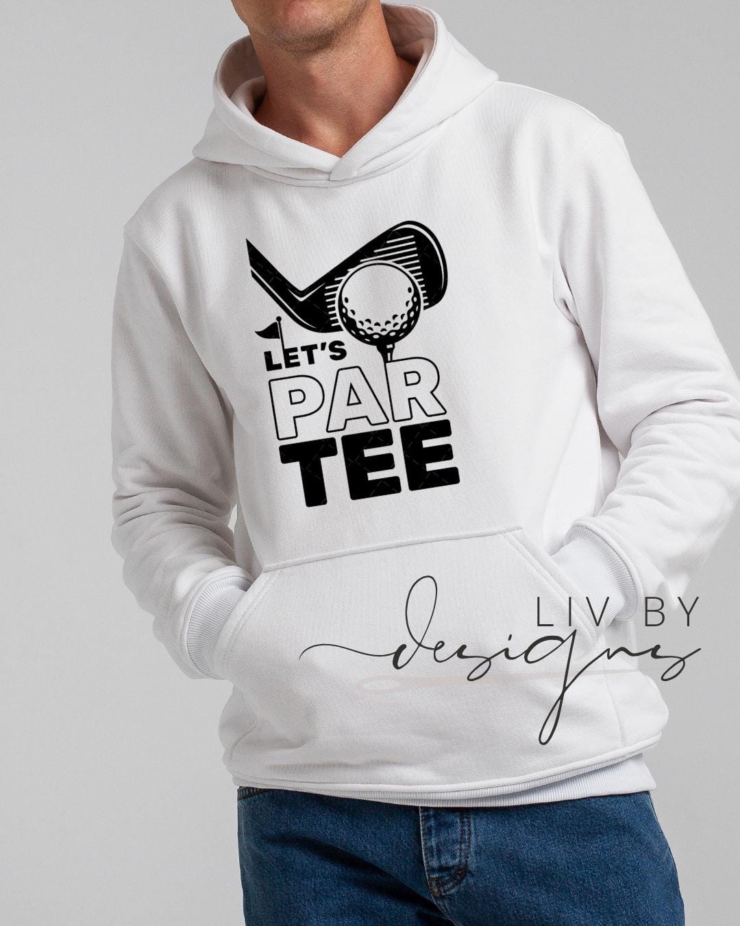 Let's Par Tee Golfing Crewneck | Funny Dad Golf Hoodie (etsy image id: 6915705252)