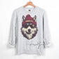 Kansas City Football Sweatshirt | Wolf Sublimated Crewneck, Game Day Apparel (etsy image id: 7036377230)
