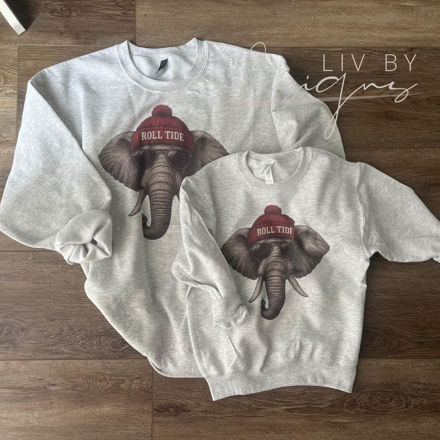Roll Tide Elephant Sweatshirt | Alabama Game Day Apparel (etsy image id: 7054499699)