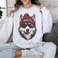 Kansas City Football Sweatshirt | Wolf Sublimated Crewneck, Game Day Apparel (etsy image id: 7084348673)