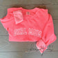 Girl Mom Embroidered Crewneck | Boy Mom Comfort Colors Sweatshirt | Custom Name Sweater | Personalized Sleeve Names | Gift for Mom, Mom Life