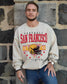 San Francisco Football Sweatshirt | Retro Helmet, Gildan Unisex Crewneck (etsy image id: 7109635232)