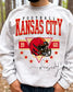 Kansas City Football Sweatshirt | Gildan Retro Helmet Crewneck (etsy image id: 7109638612)