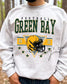 Green Bay Football Helmet Sweatshirt | Gildan Unisex Retro Fan Apparel (etsy image id: 7109643786)