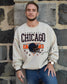Chicago Football Sweatshirt | Retro Helmet, Gildan Unisex Crewneck (etsy image id: 7157486797)