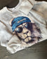 Detroit Spirit Animal Football Graphic Crewneck Sweatshirt | Blue Color Blast Football Apparel (etsy image id: 7215224007)