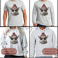 Funny football game day sweatshirt with pig in beanie and sunglasses (etsy image id: 7250435721)