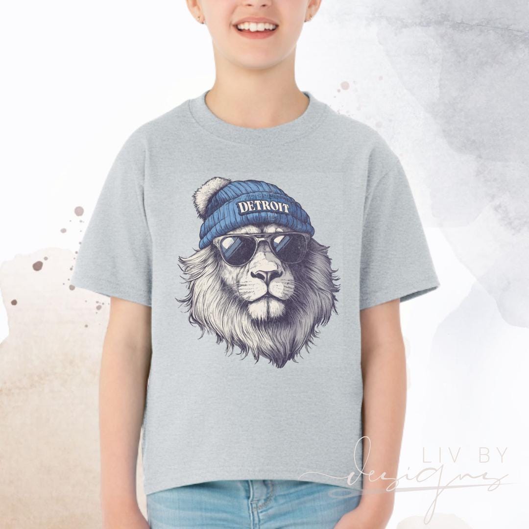 Detroit Youth Sweatshirt | Football Fan Apparel (etsy image id: 7324919228)