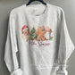 Tis the Season retro holiday graphic sweater hanging on hanger – sublimated Christmas crewneck (etsy image id: 7349122185)