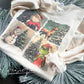 Vintage Christmas sublimated crewneck with Santa, snowman, reindeer, and Grinch design on Gildan sweatshirt (etsy image id: 7365302040)