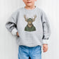 Youth Packers Deer Sublimated Sweatshirt, Ash Grey Jerzees NuBlend Hoodie (etsy image id: 7373057015)