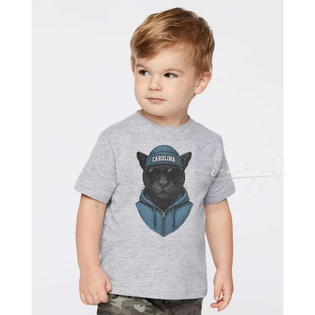 Carolina football panther mascot design close-up (etsy image id: 7373113683)