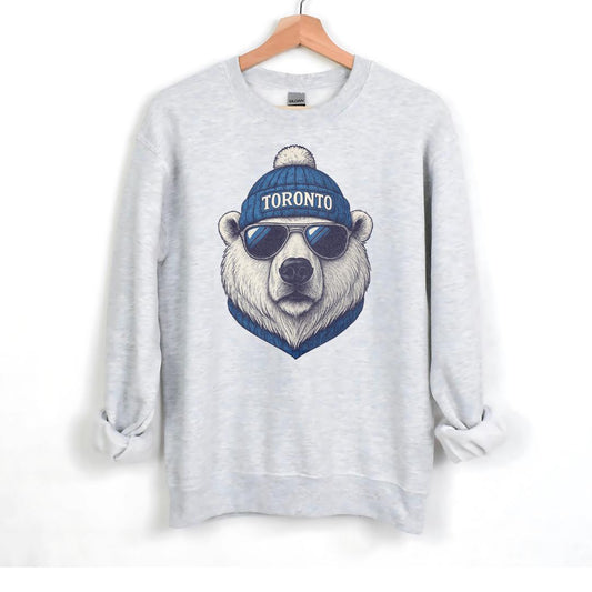 Toronto Hockey Sweatshirt | Polar Bear Fan Apparel (etsy image id: 7388621198)