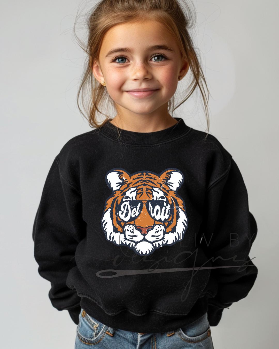 Detroit Baseball Tiger | Infant & Toddler Sports Gear | Baseball Fan Merch | DTF Prints (etsy image id: 7457588766)