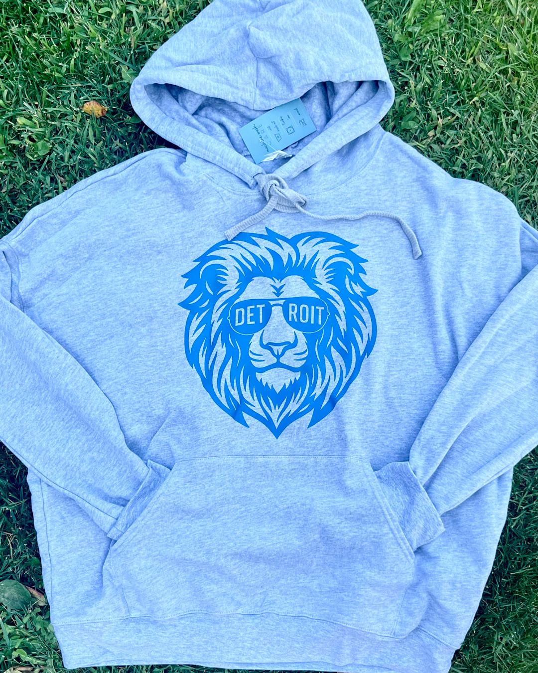 Detroit Football Crewneck or Hoodie | Lion DTF Print Apparel (etsy image id: 7464998836)