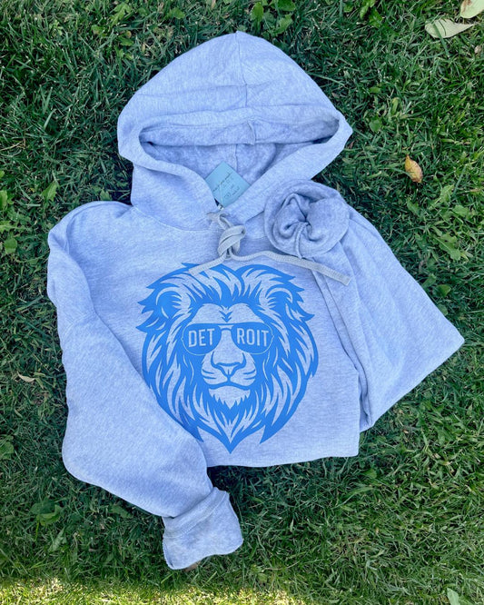 Detroit Football Crewneck or Hoodie | Lion DTF Print Apparel (etsy image id: 7464998850)
