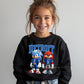 Detroit Football Kids' Crewneck | Sonic and Knuckles Football Apparel (etsy image id: 7519072796)